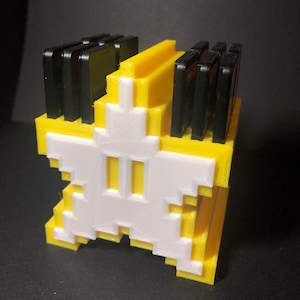 Mario Super Star - 3D gedruckter Switch Spiel Kartensteckplatz