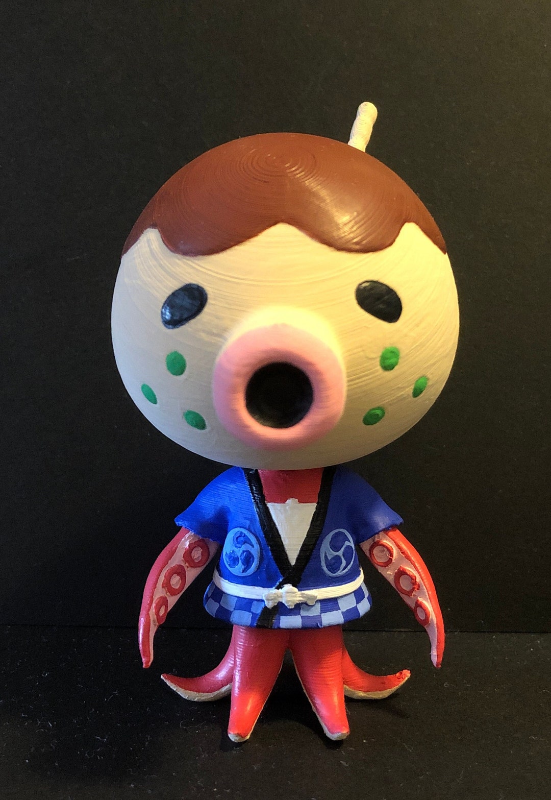 ACNH Animal Crossing Villager Zucker 3D Printed Figure With Amiibo Card 