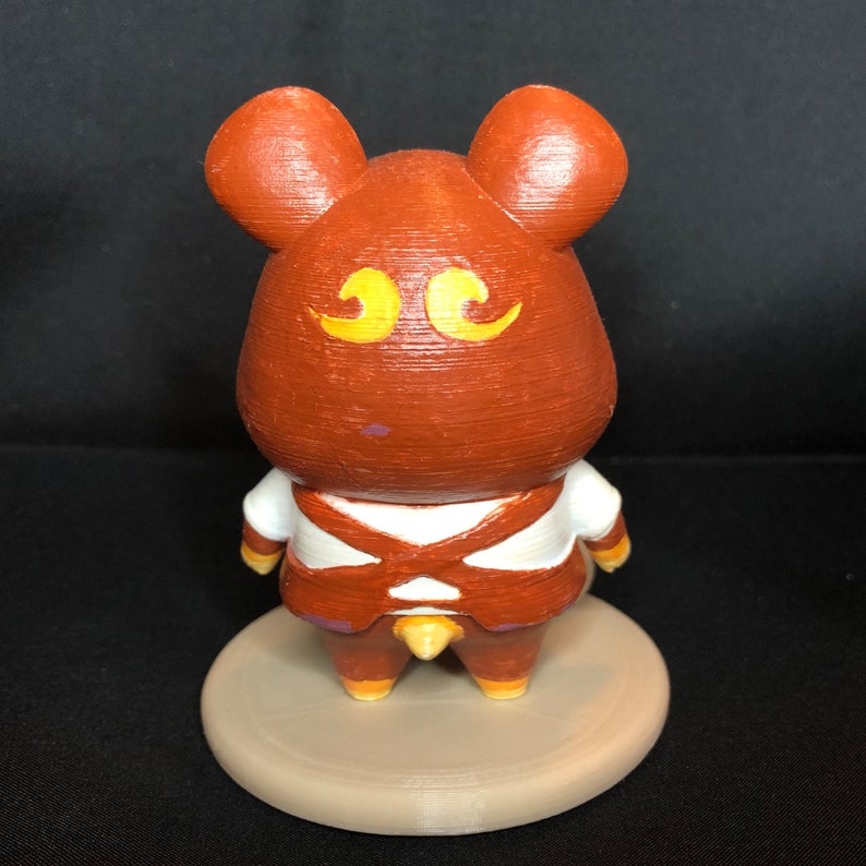 clay animal crossing figures