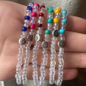 Dainty Evil Eye beaded bracelets | handmade jewelry | beaded bracelet | mal de ojo | ojo turco