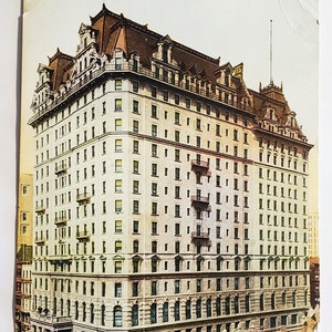 Vintage  Hotel Manhattan New York, 1910 Success Postal Card Co.#1052 Postcard