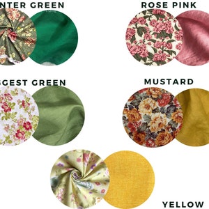Embroidered baby bonnet, reversible bonnet for girl image 10