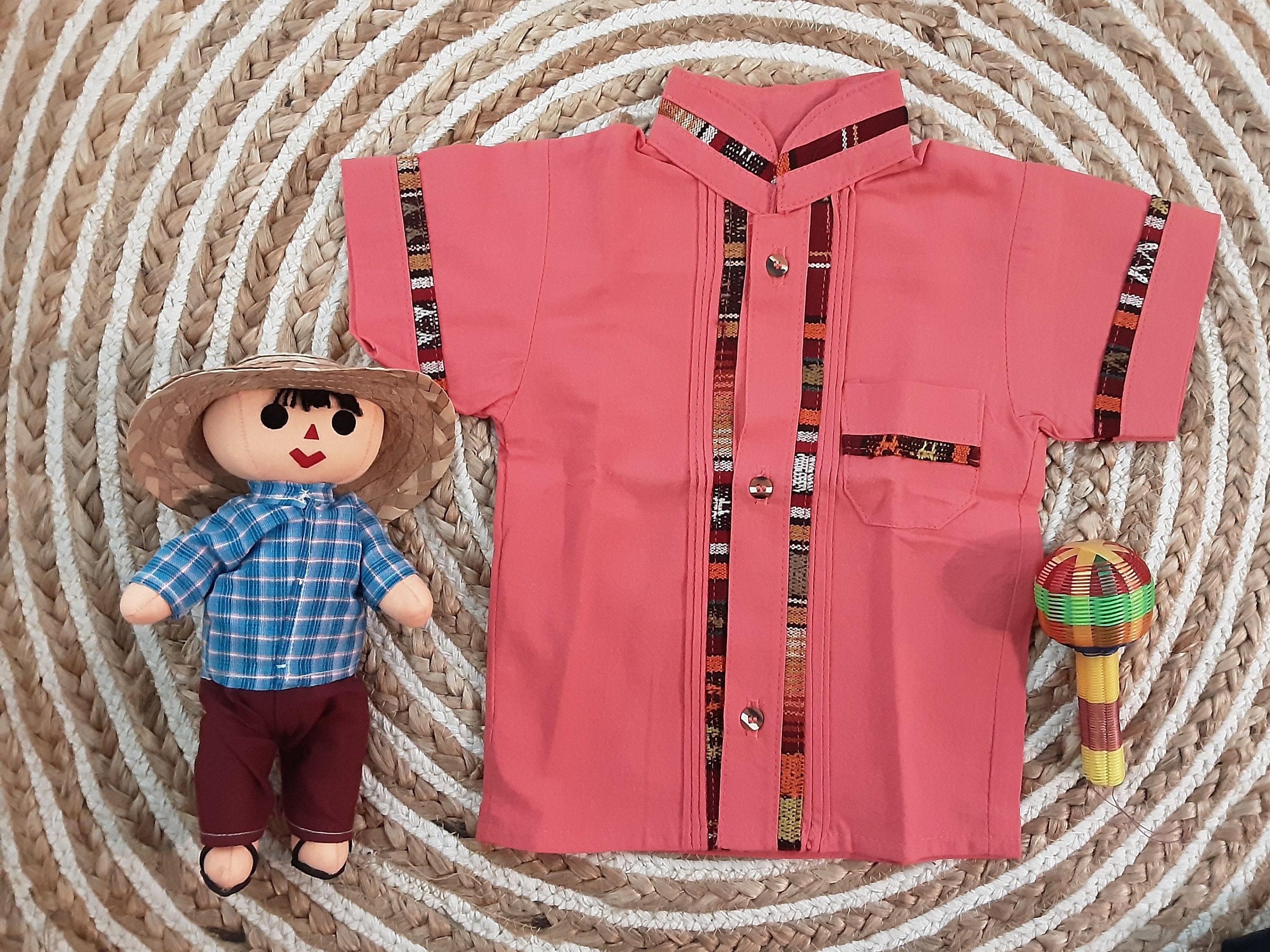 thumbnail image 2 of Baby Toddler Boy Outfits 2T 3T 4T 5T Clothes Summer Kids Pattern Short Sleeve Button Down Shirt Shorts Set 2 of 14