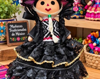 Lele Charrita Doll, Traditional Doll, Lele Charrita, Mexican Doll, Handmade, Mexican Rag Doll