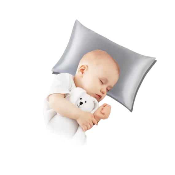 Toddler Pillowcase Pack Of 2 - 13x18 Inches, 500 Thread Count 100% Egyptian Cotton, Zipper Closure