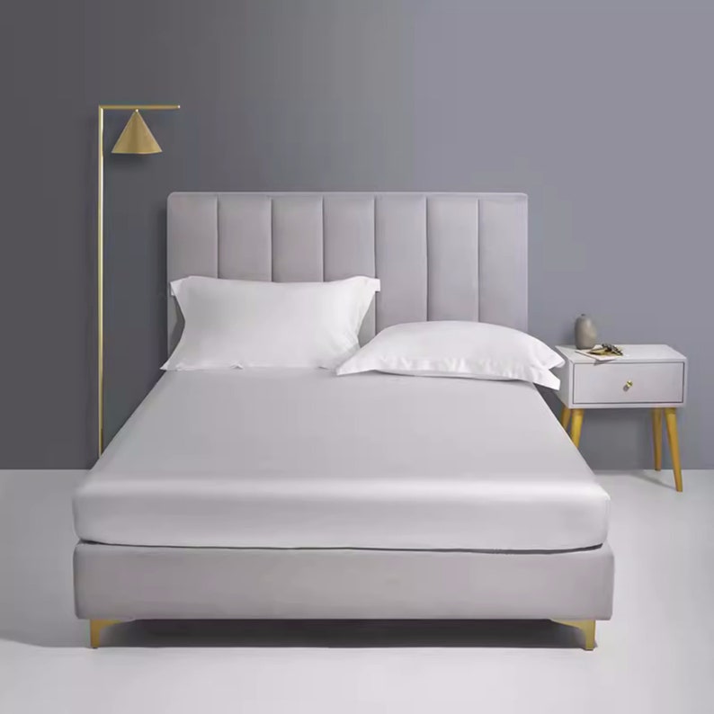 100% Mulberry Silk Fitted Sheet - Thumbnail 5