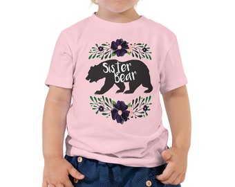 Sister Bear Toddler Short Sleeve Tee