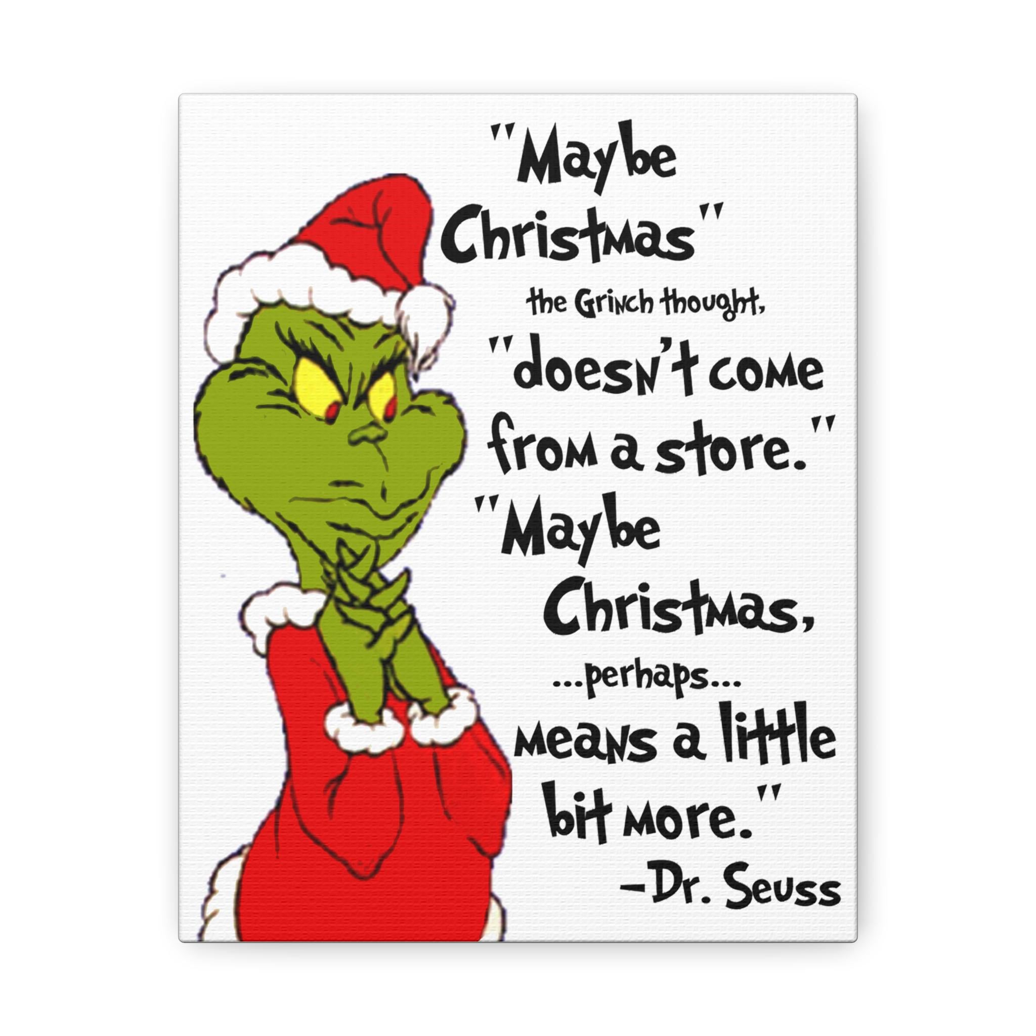 Grinch Christmas Quotes with whimsical colorful background
