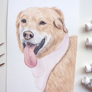 Custom Hand painted Pet portrait Custom Dog portrait Custom Dog Painting Watercolor Painting Original Painting Dog art Dog Watercolor