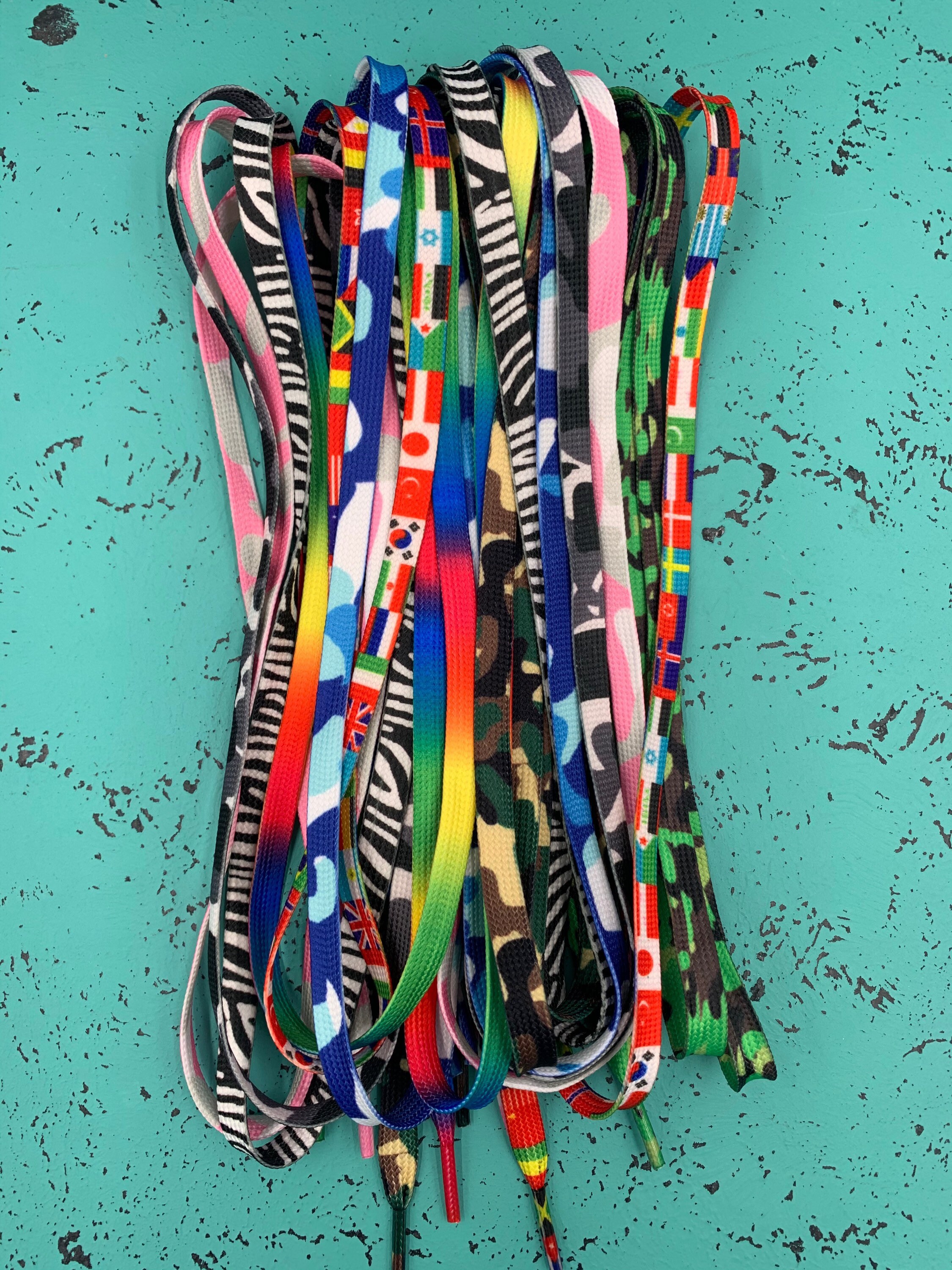 Colorful Shoelaces 40 Inches Long/Multiple Colors Etsy