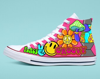happy hippie converse