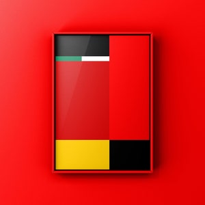Abstract Ferrari F1, Digital Print, Downloadable, Printable, Formula One, Art, Printable Wall Art, A0, A1, A2, A3, A4, Ferrari Print
