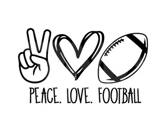 Peace Love Svg Etsy