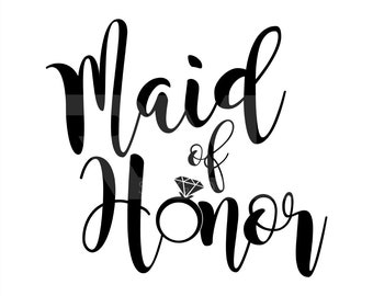 Download Maid Of Honor Clip Etsy