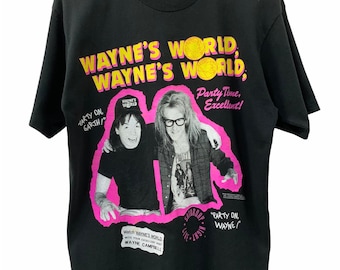 Vintage 1991 Wayne's World Movie Promo T-shirt - Etsy