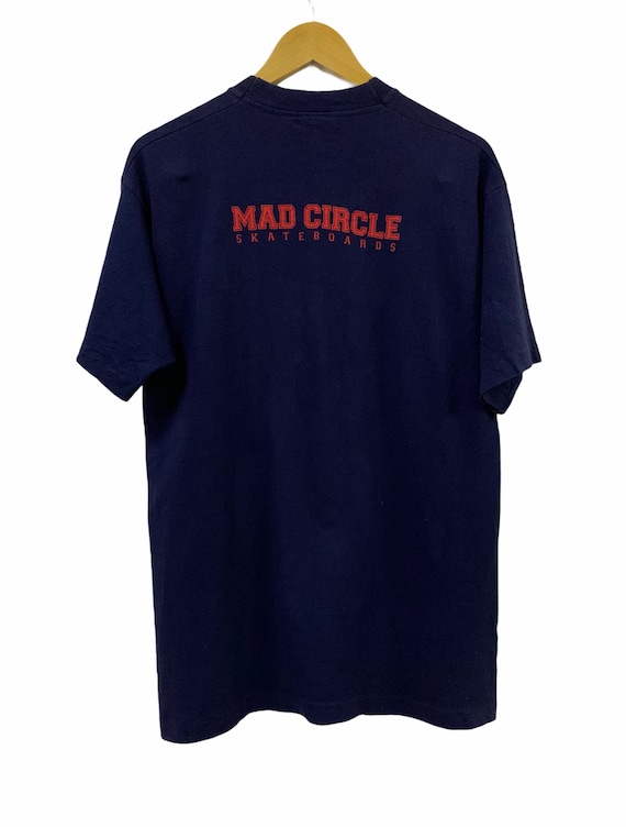 90s ONEITA Tシャツ　mad circle skateboard Vintage 90s Thrasher Skateboarding Mag Tee T Shirt OG Logo Medium