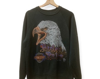 Vintage 90s Harley Davidson Soaring Eagle Sweatshirt