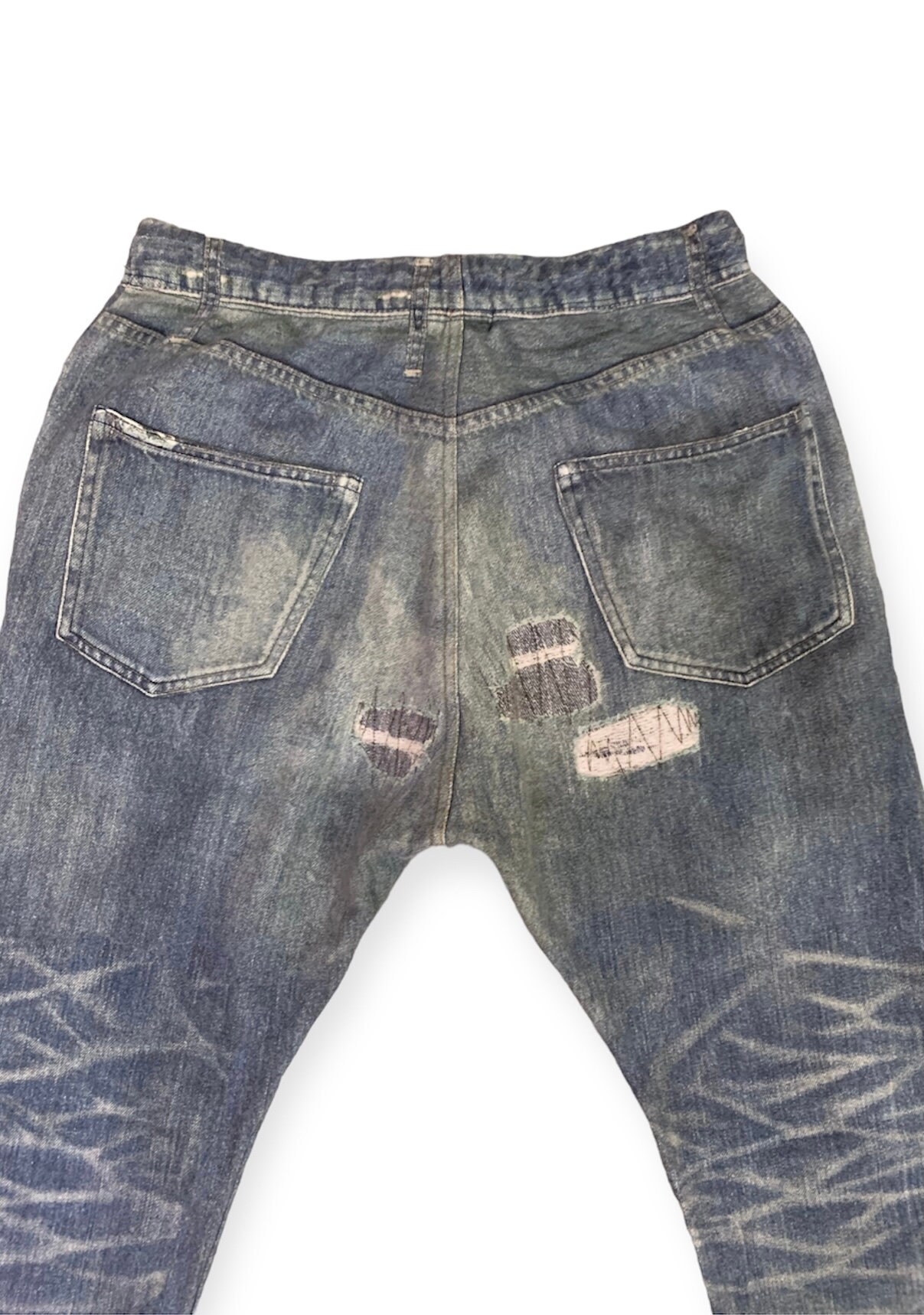 Hysteric Glamour Fake Jeans Sweatpants - Etsy Hysteric Glamour Fake Jeans Sweatpants - Etsy