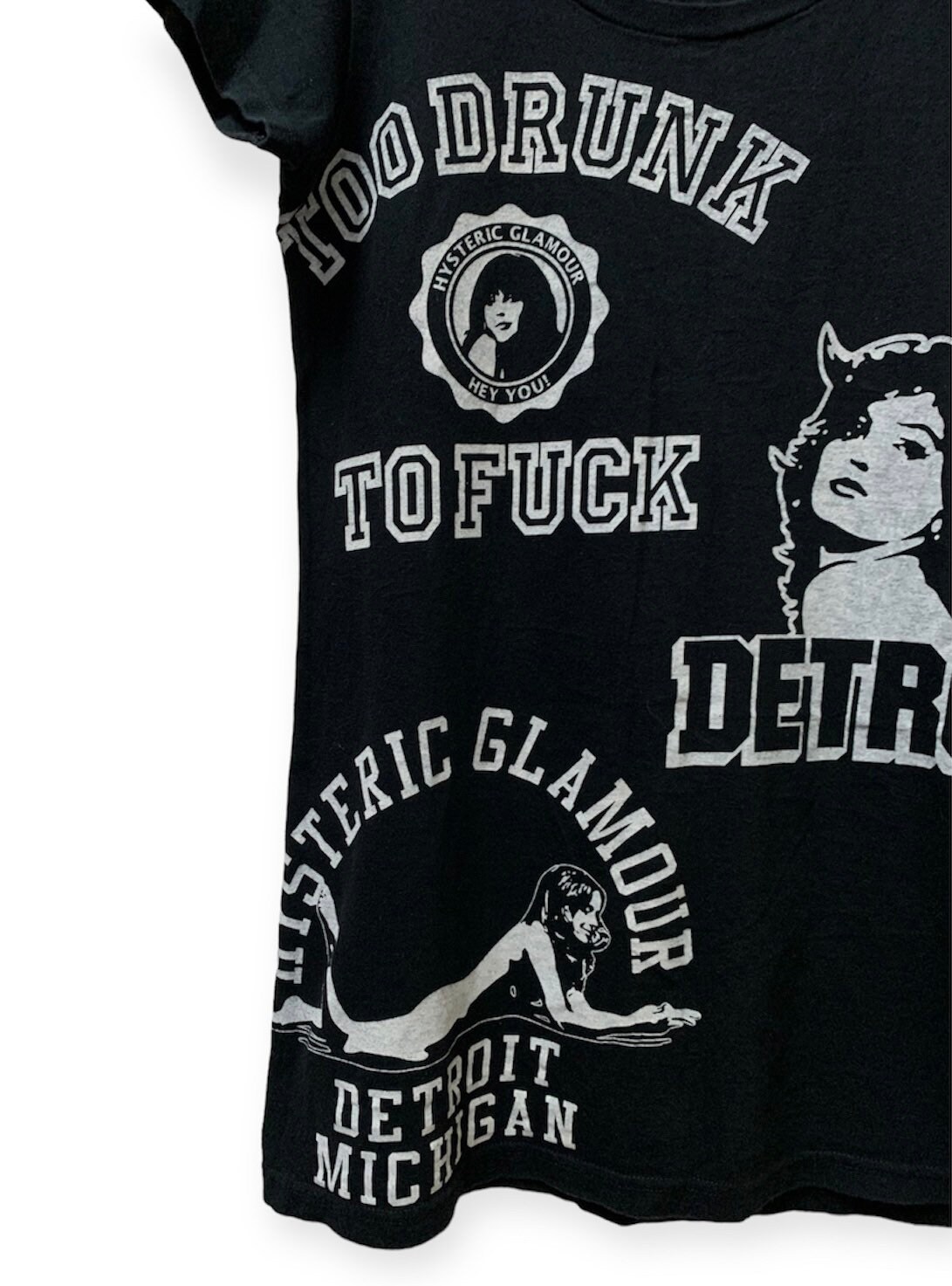 H*u様 【レア】HYSTERIC GLAMOUR Too Drunk Tシャツ Hysteric Glamour Too Drunk to F@#* Short Sleeve T Shirt - Etsy