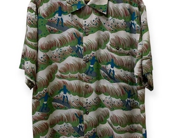 Chemise hawaïenne en soie Avanti