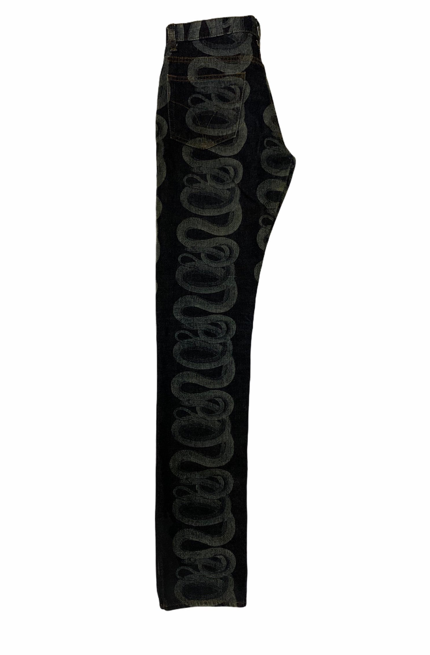 Hysteric Glamour Snake Print Denim - Etsy Hysteric Glamour Snake Print Denim - Etsy