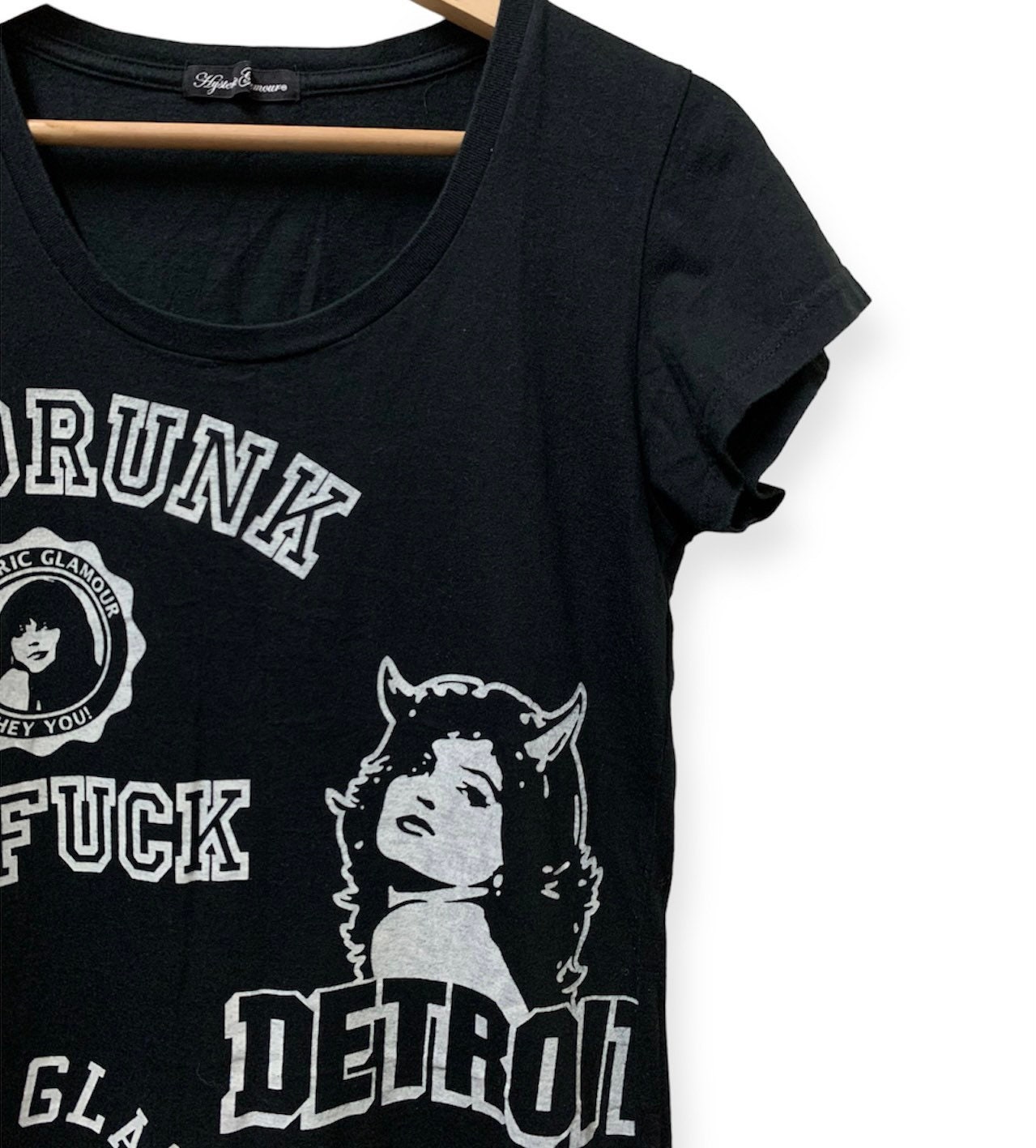 Hysteric Glamour Too Drunk to F@#* Short Sleeve T Shirt - Etsy