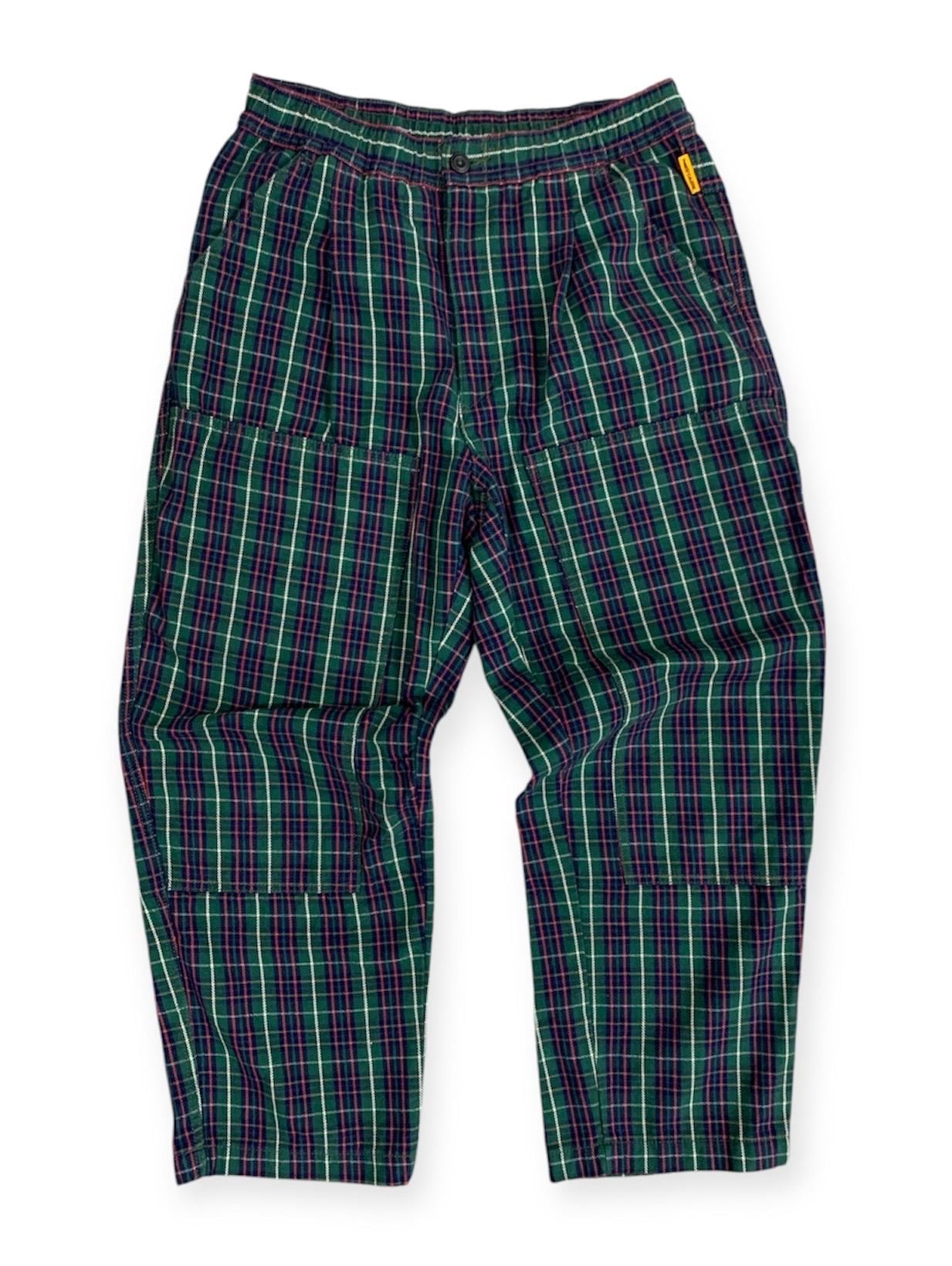 Japanese Brand Studio Seven Plaid Double Knee Pants - Etsy