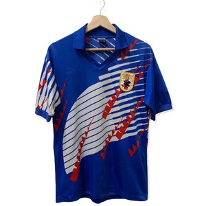 Rare Vintage Japan Football 1993 Jersey JFA Jersey Flame