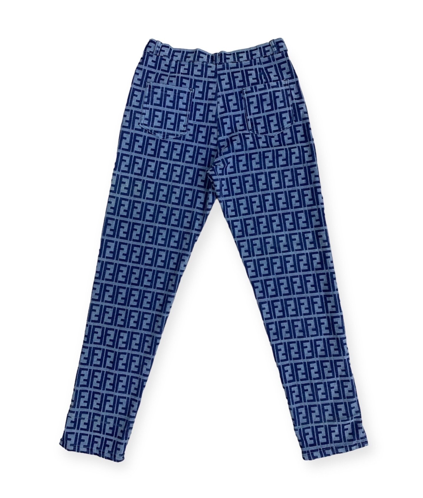 Vintage Fendi Zucca Gilmar in Blue Jeans - Etsy
