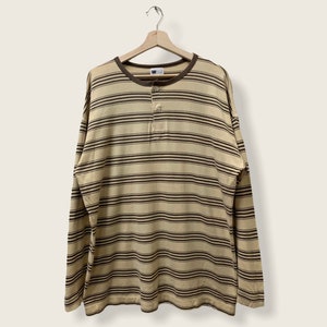 Vintage Issey Miyake Striped Long Sleeve Oversized Tshirt