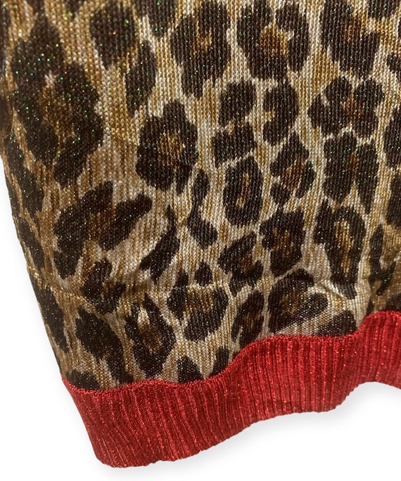 Dolce and Gabbana Glitter Turtleneck Knit Top - image 4