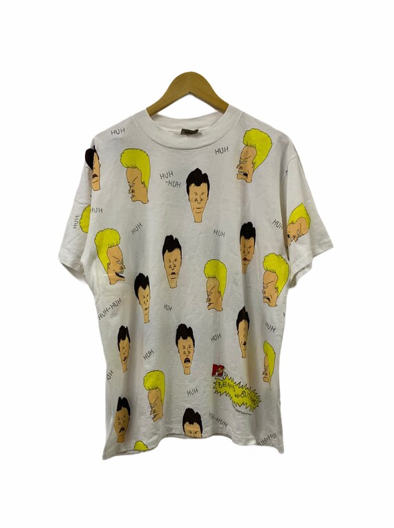 93 Beavis and Butthead All Over Print T-shirt