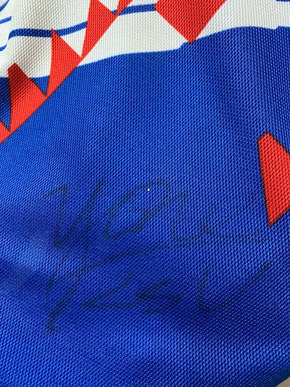 Vintage 91' Japan Football Jersey With Signature - Etsy
