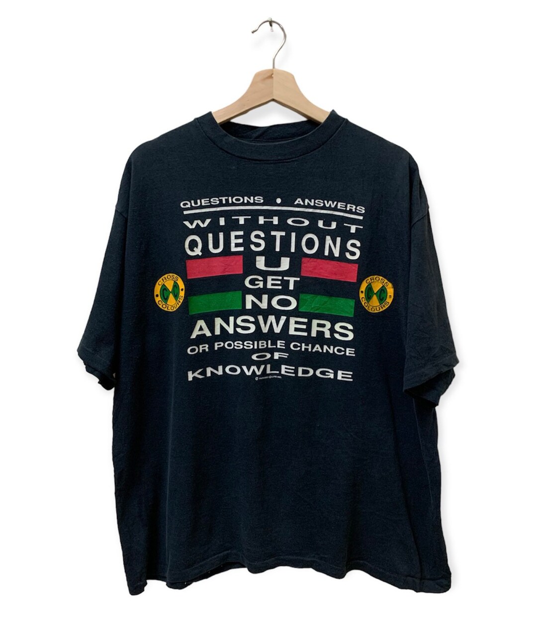 Vintage 90s Cross Colours Tshirt Etsy