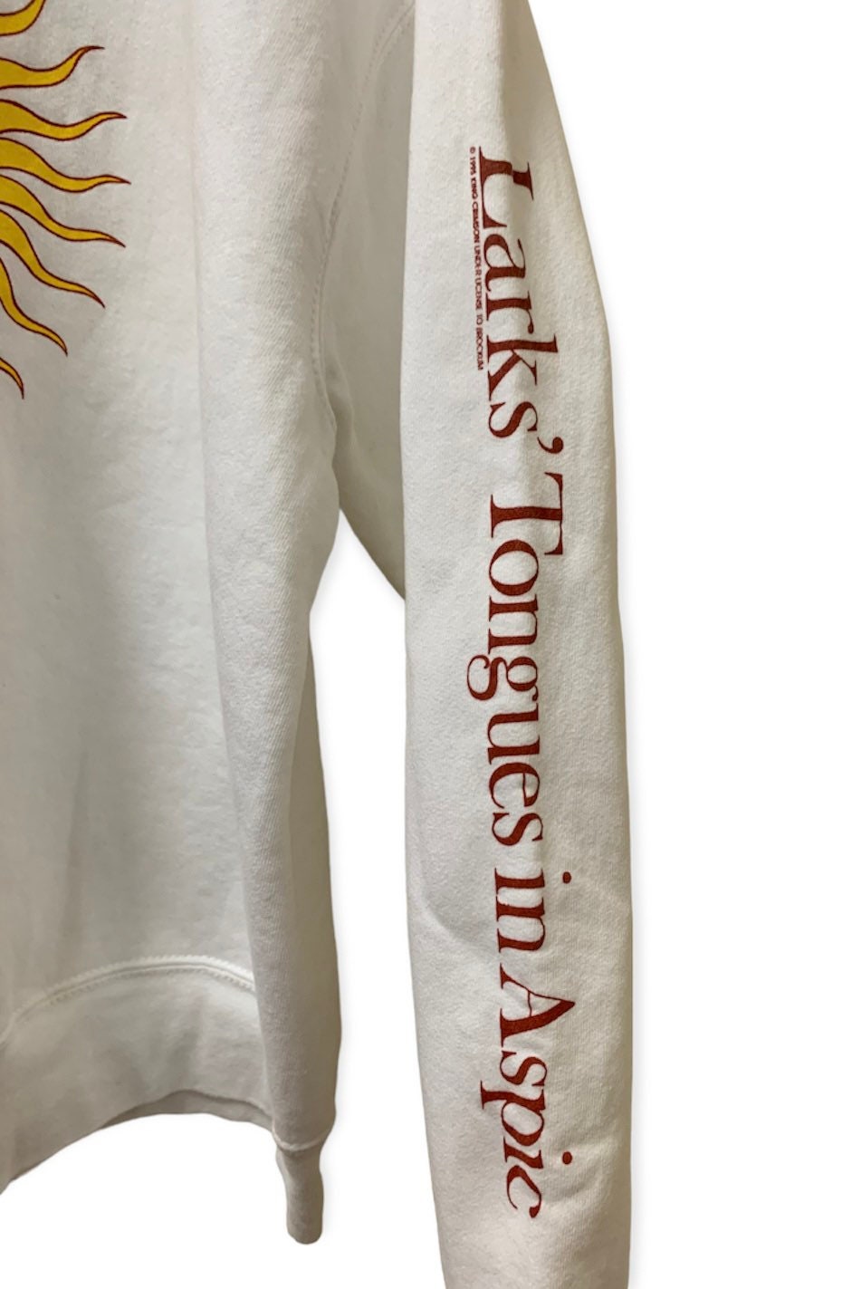 Vintage 95 King Crimson larks Tongues in Aspic Pullover Sweater