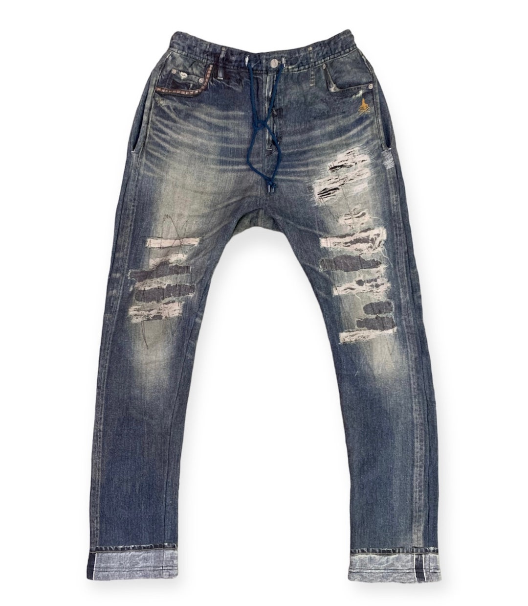 Hysteric Glamour Fake Jeans Sweatpants - Etsy