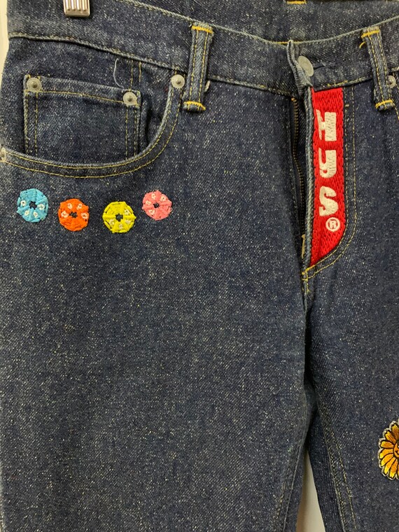 Hysteric Glamour Flare Cut Embroidered Jeans - image 4