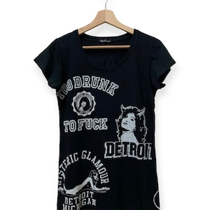 Hysteric Glamour Too Drunk To F@#* Short Sleeve T Shirt
