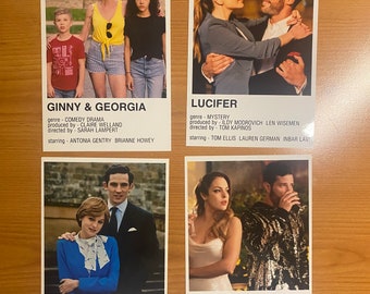 TV Show Polaroid Style Prints