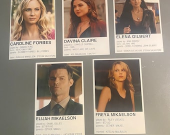 TVD Characters/Show Polaroid Style Pictures