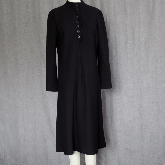Vintage TEAL TRAINA Classy NYC Black 1960'S Design