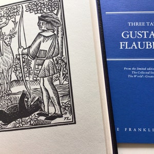 Gustave Flaubert Three Tales The Franklin Library Limited Ed. 1981 The Collected Stories of the World’s Greatest Writers