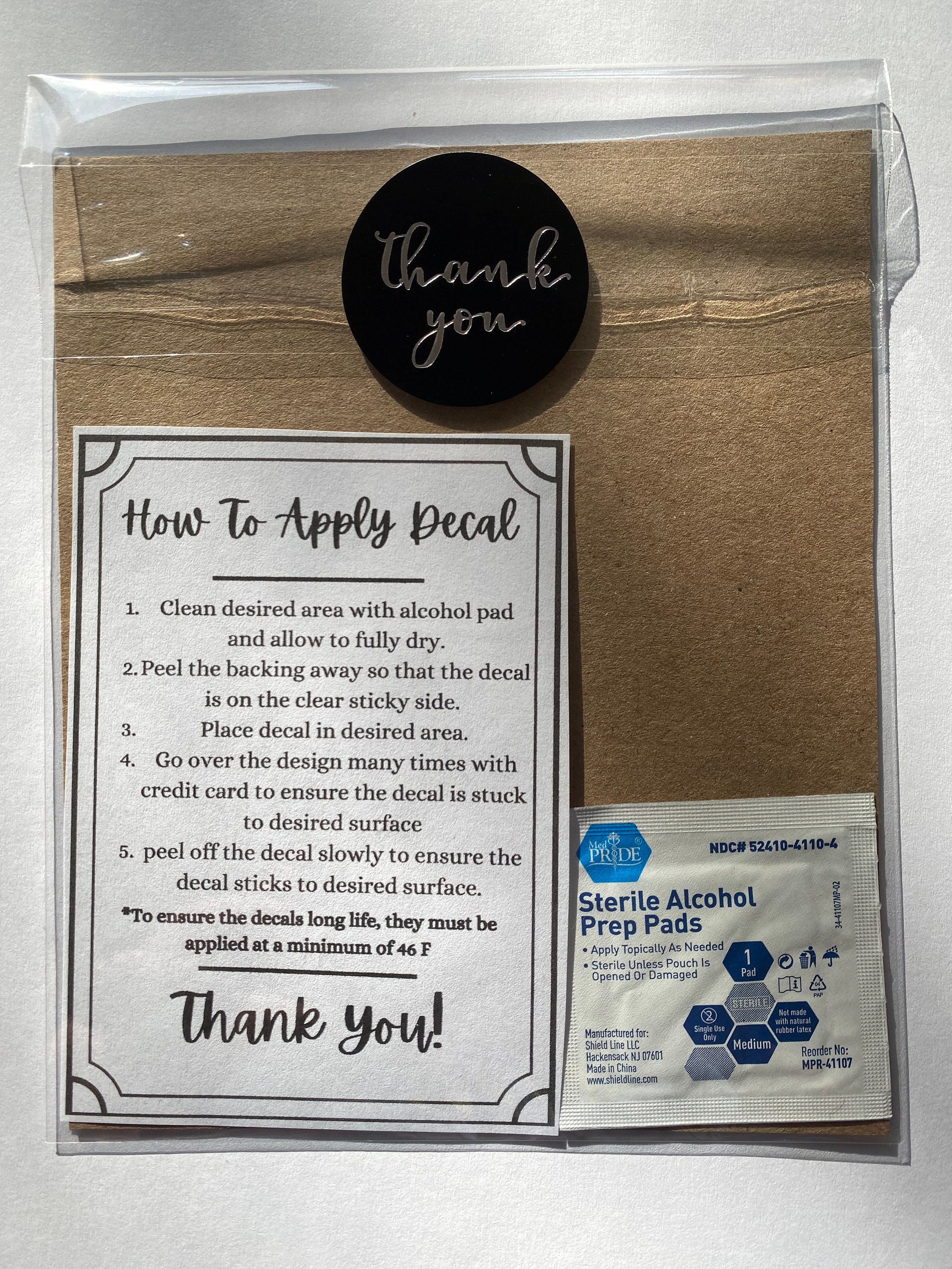 How to Apply Decals Digital File, How to Apply Decal Slip, Small ...
