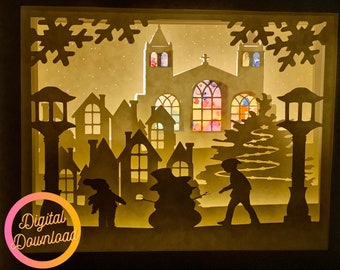 Download 3d Svg Village Etsy