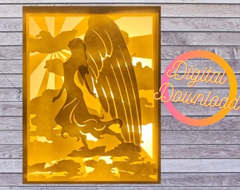 Download Angel Shadow Box Etsy