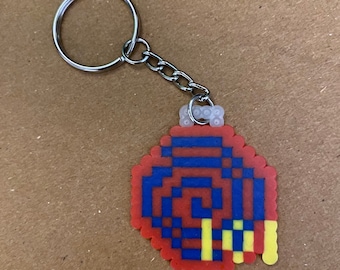 Wizard101 Inspired Symbol Perler Bead Keychain