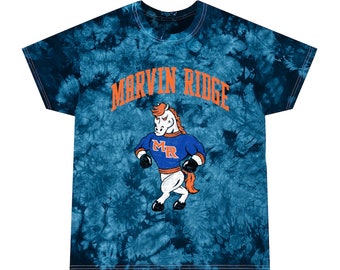 Camiseta con teñido anudado de la mascota de los Mavericks de Marvin Ridge