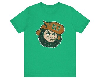 Camiseta unisex de algodón con estampado desgastado de la mascota de los Charlotte 49ers / Arte original / Big Norm