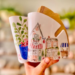 Handmade Ceramic Coffee Filter Holder
