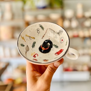 Handgemachte Keramik Zauberer Becher, Kaffeebecher